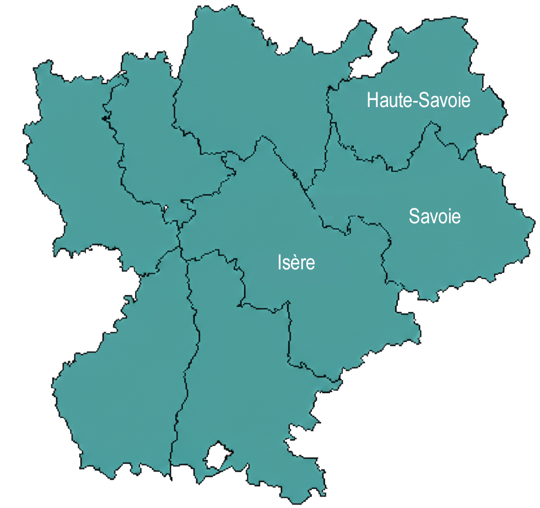 Carte Savoie
